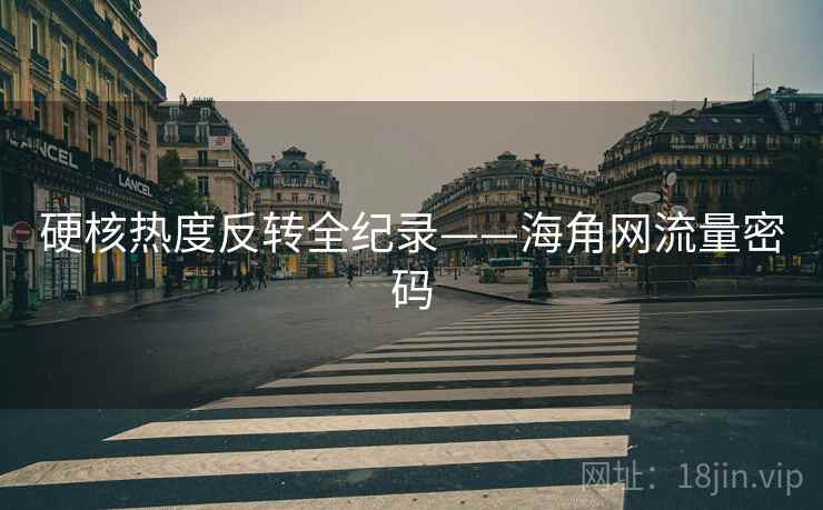 硬核热度反转全纪录——海角网流量密码