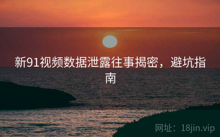 新91视频数据泄露往事揭密，避坑指南