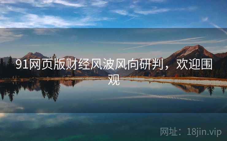 91网页版财经风波风向研判，欢迎围观