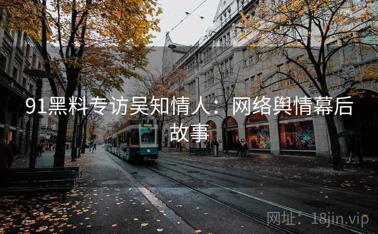 91黑料专访吴知情人：网络舆情幕后故事