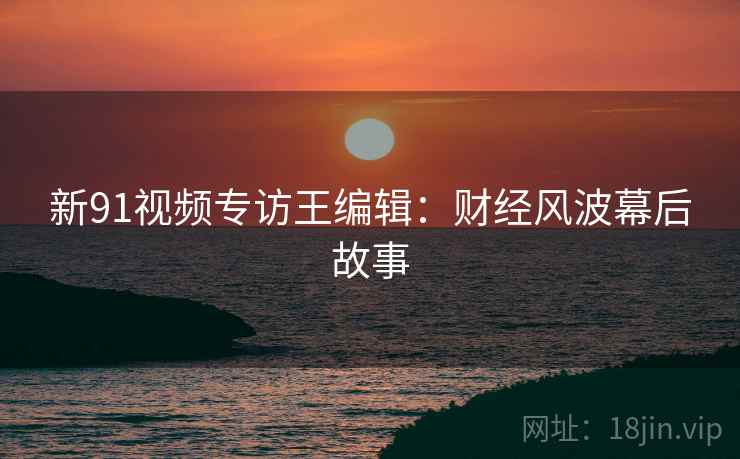 新91视频专访王编辑：财经风波幕后故事